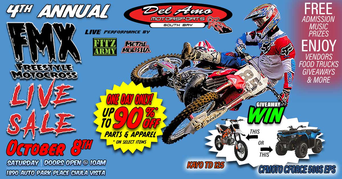 FMX Freestyle Motorcross Live Sale